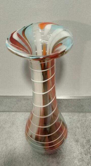 Wazon ręcznie formowany Ząbkowice lata 70