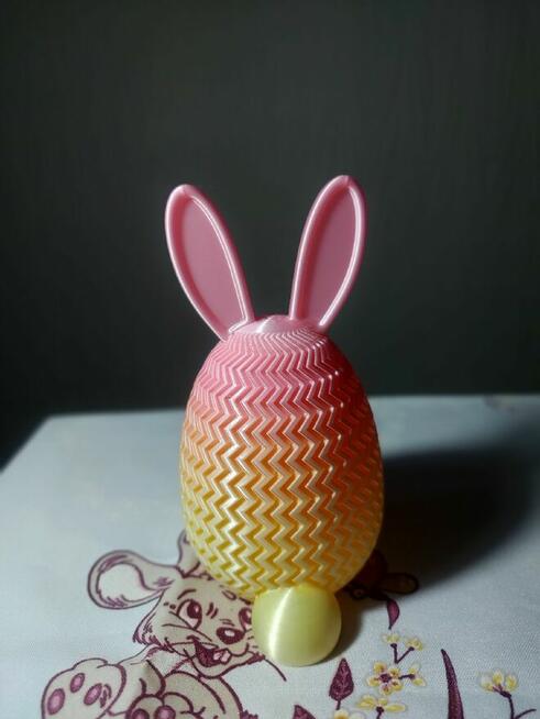 Jajko Wielkanocne zajączek 3D