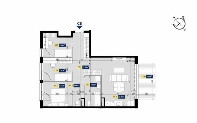 Apartament C8| Apartamenty Złota