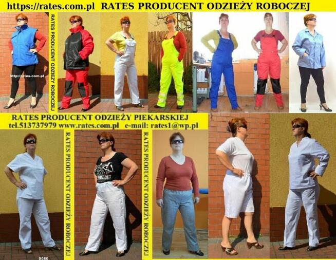 Odzież robocza Pruszków www.rates.net.pl