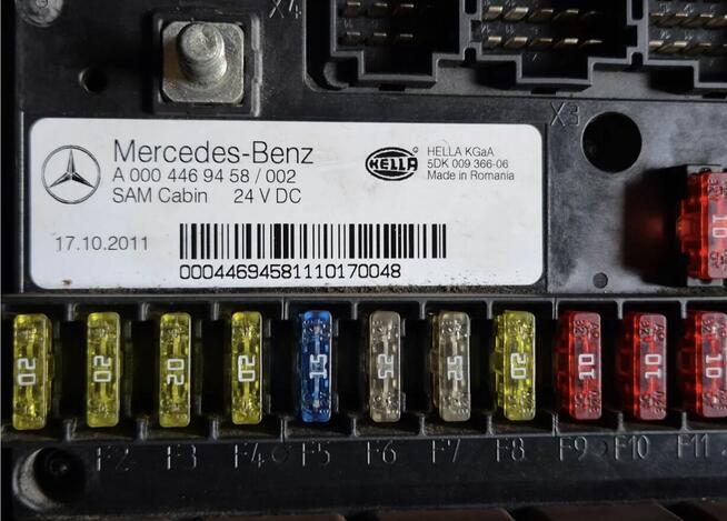 Skrzynka Tablica Modul Plyta bezpiecznikow A0004469658