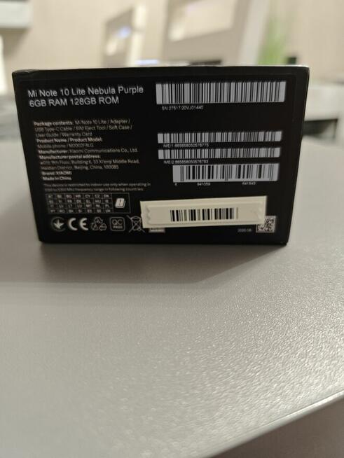 XIAOMI MI NOTE 10 lite