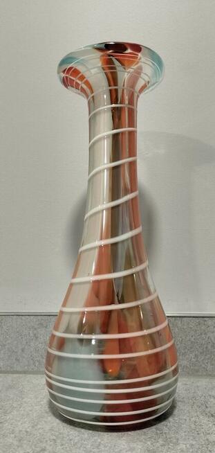 Wazon ręcznie formowany Ząbkowice lata 70