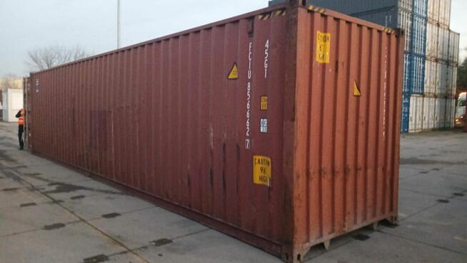 Kontener morski 40 HC / 12 metrowy - Pewny Kontener.