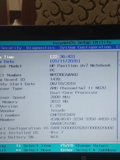 EMachines (Acer) i HP DV 7, Sprawne, Braki