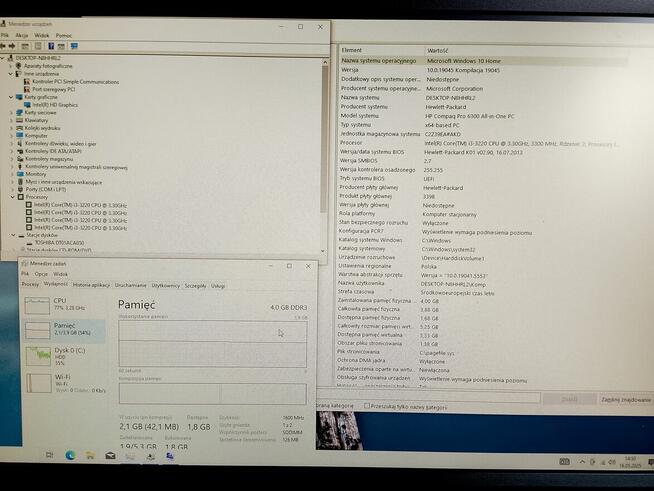 HP Compaq Pro 6300 All-in-One - I3