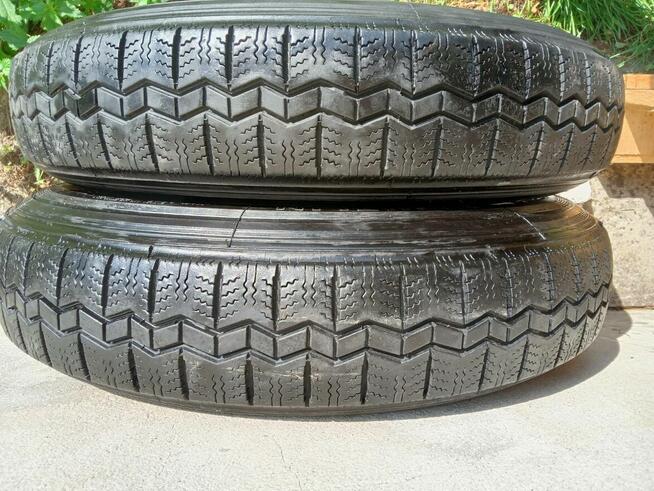 Citroena OE 2CV Opony Michelin z felgami 2X (org. farba)