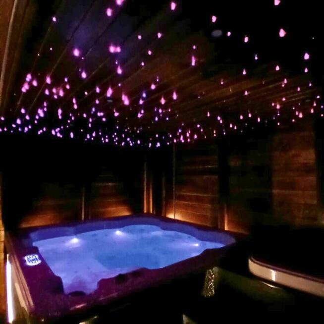 Domek SPA 2,4x10 m Sauna + Jacuzzi + Prysznic + WC