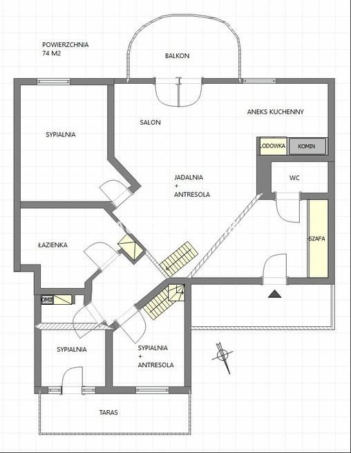 Mieszkanie Kraków, Saska