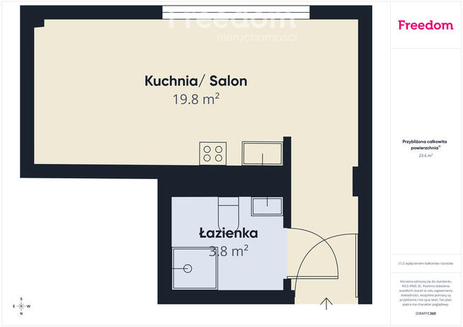 Gotowiec inwestycyjny 24,05 m²