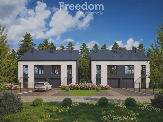 Bliźniak 121 m2 na działce 602,19 m2 - Kokoszki