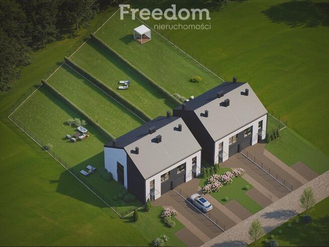 Bliźniak 121 m2 na działce 602,19 m2 - Kokoszki