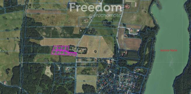 Malownicza działka 750m od jez Narie Warmia Mazury