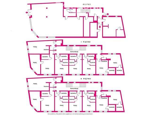 Hostel z częścią usługową i parkingiem