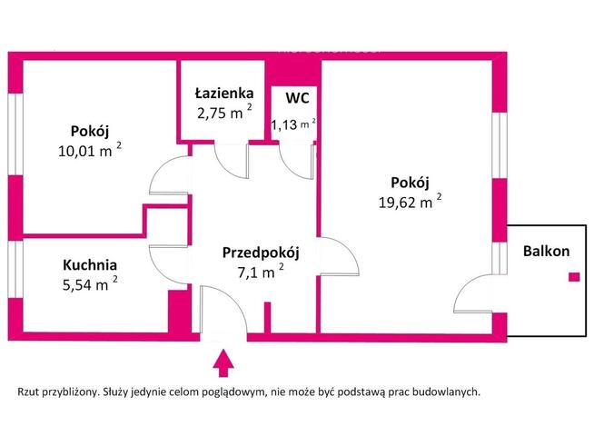 2 pokoje z balkonem - Siedlce ul. Mazurska