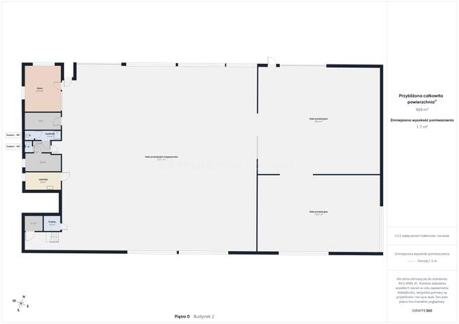 Hala 1000 m² do wynajęcia przy DK 801