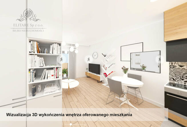 Mieszkanie 25,61m2 + balkon,1 pok. obok, nowe/ Dworca Główengo