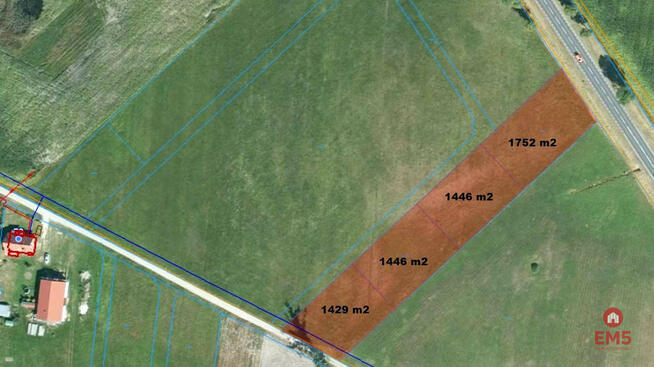 Działka budowlana Zagruszany gm. Zabłudów,