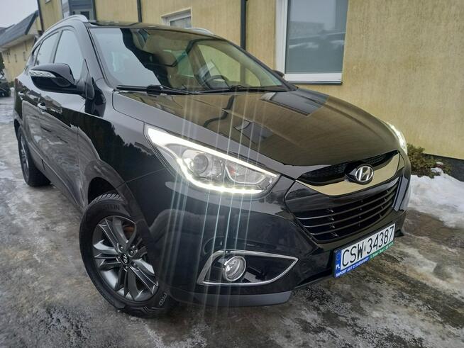 Hyundai ix35 2.0Crdi 4x4 2xLedy Pół-Skóry Navi Kamera 4xGrzane Fotele Bezwypadkowy