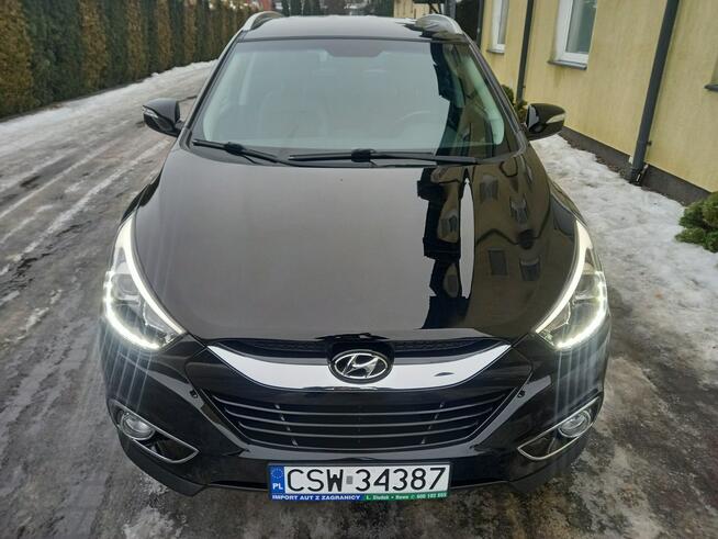 Hyundai ix35 2.0Crdi 4x4 2xLedy Pół-Skóry Navi Kamera 4xGrzane Fotele Bezwypadkowy