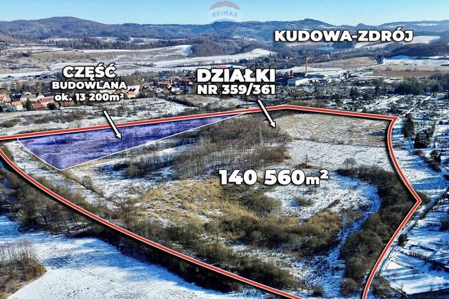 Wyjątkowy teren inwestycyjny 140.560 m² !