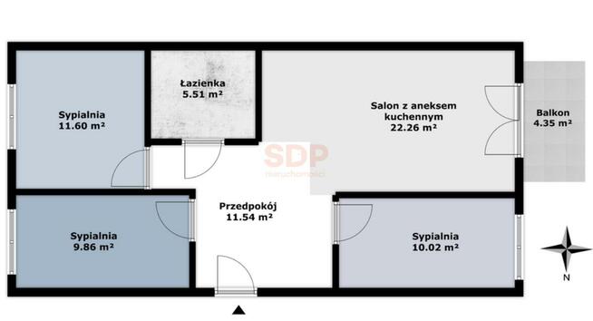 Mieszkanie Wrocław Krzyki, Klecina, Zabrodzka