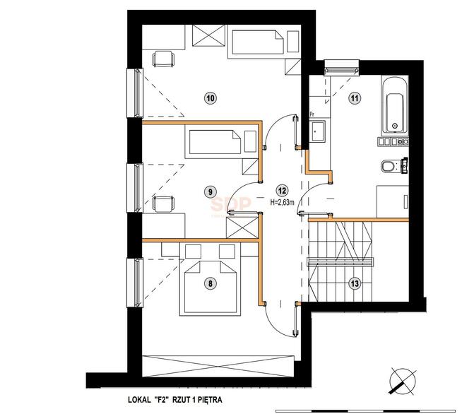 Dom Wrocław Fabryczna, Muchobór Wielki, Zagony
