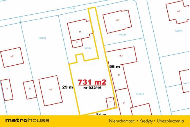 Parcela w pięknej lokalizacji - 731 m2