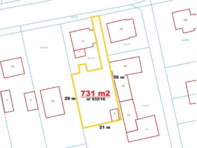 Parcela w pięknej lokalizacji - 731 m2