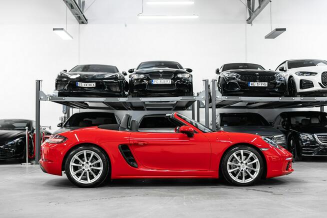 Porsche 718 Boxster 300KM PDK. Guards Red, Wentylacja, BOSE, Pakiet skórzany, PDLS+.