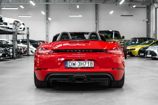 Porsche 718 Boxster 300KM PDK. Guards Red, Wentylacja, BOSE, Pakiet skórzany, PDLS+.