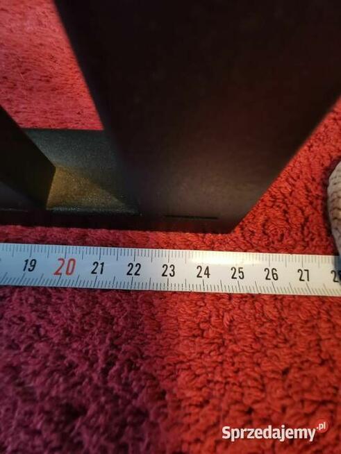 Wieszak stylowy ścienny czarny Szer. 60cm i wys. na 24cm.