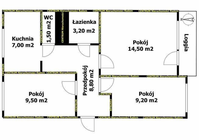 Ustronie, ul. Osiedlowa, 3 pokoje z balkonem.