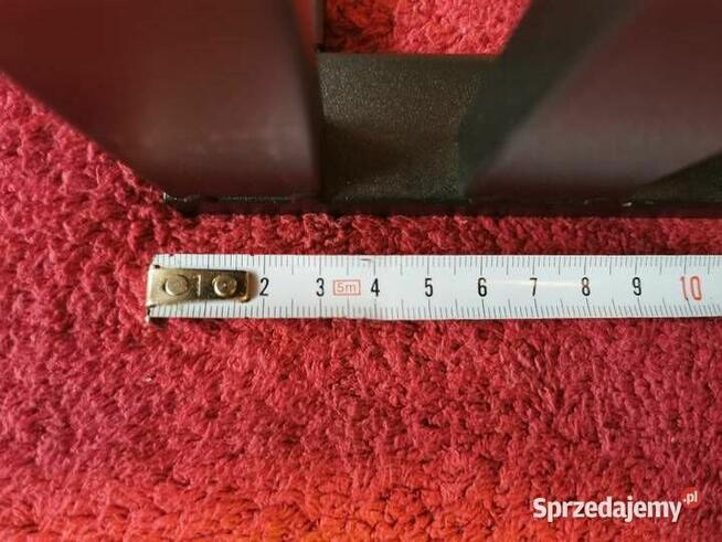 Wieszak stylowy ścienny czarny Szer. 60cm i wys. na 24cm.