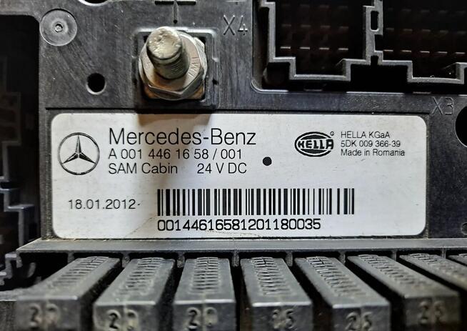 A0014461358 A0014461658 Skrzynka Tablica Modul Plyta bezpiec