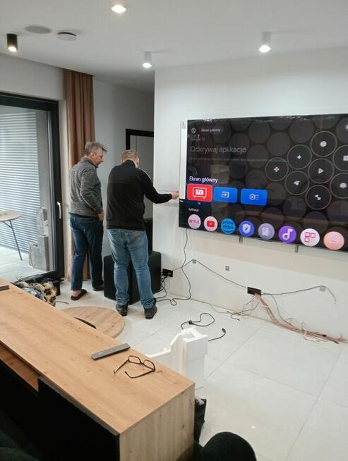 Montaż telewizora na ścianie - Ustawienie Serwis Anten