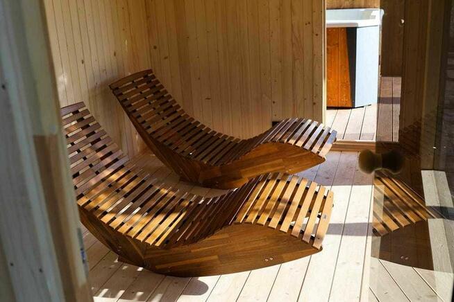 Domek SPA drewniany 2,4×10 m - solidna konstrukcja