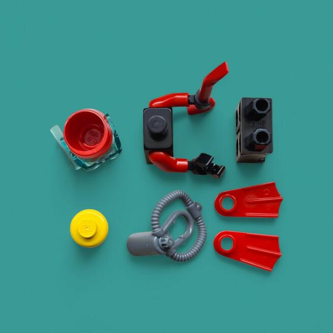 Lego City Płetwonurek Fotograf CTY0558