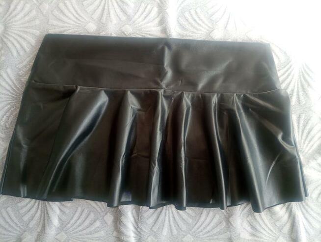 Spódnica lateksowa mikro, XL