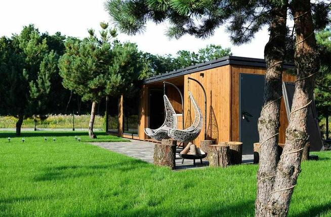 Domek SPA drewniany 2,4×10 m - solidna konstrukcja