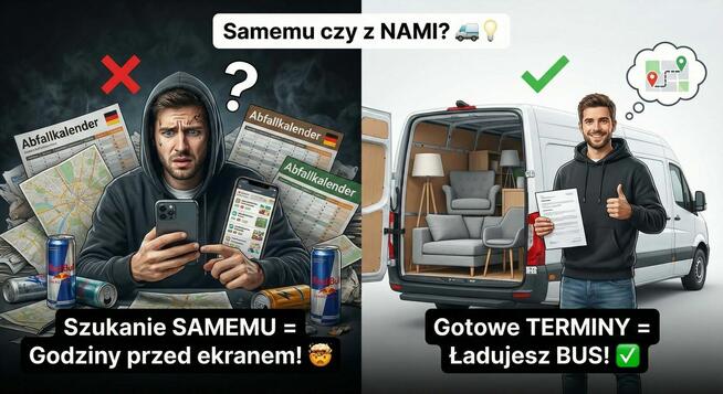 SPERRMÜLL NIEMCY: Zestaw Tygodniowy PRO – Terminy Wystawek