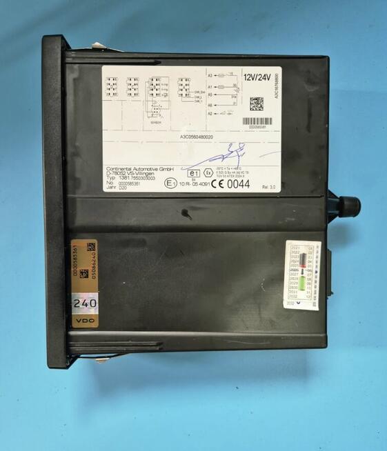 Tachograf CONTINENTAL VDO REL 3.0 TYP 1381
