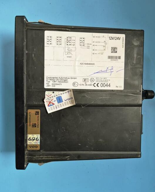 Tachograf CONTINENTAL VDO REL 3.0 TYP 1381
