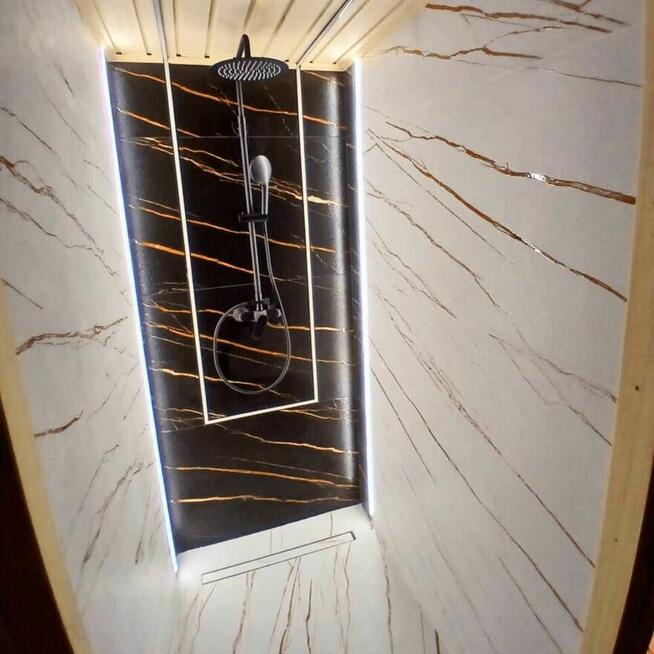 Domek SPA 2,4x10 m Sauna + Jacuzzi + Prysznic + WC