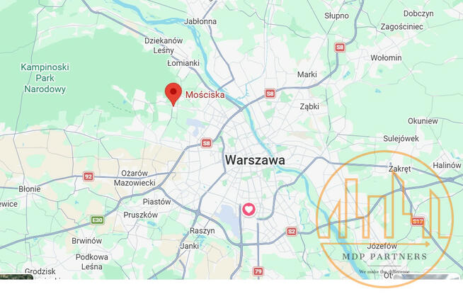 Działka budowlana Mościska gm. Izabelin, Chabrowa