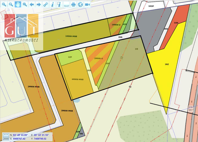 Działka inwestycyjna Szczęsne gm. Purda