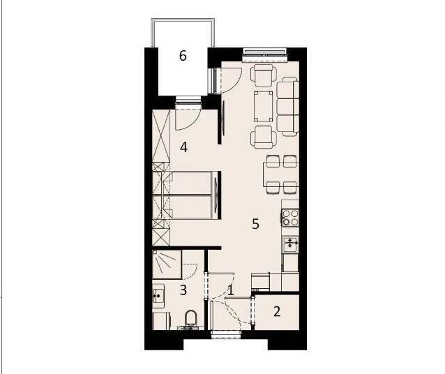 Mieszkanie Kołobrzeg Mazowiecka Park, Lubuska