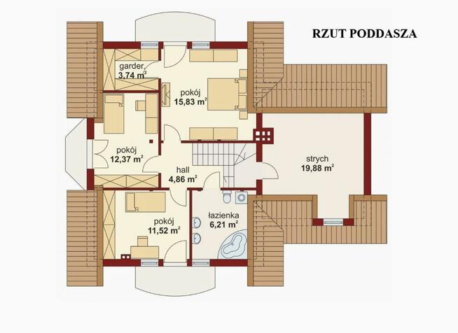 Dom Wrocanka gm. Miejsce Piastowe, Nadrzeczna