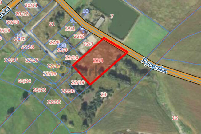 Działka budowlana Pysząca gm. Śrem,