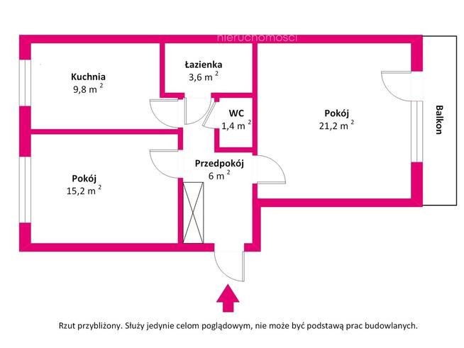 Na sprzedaż 2-pok.–52,60m2–1 piętro, ul.Terebelska